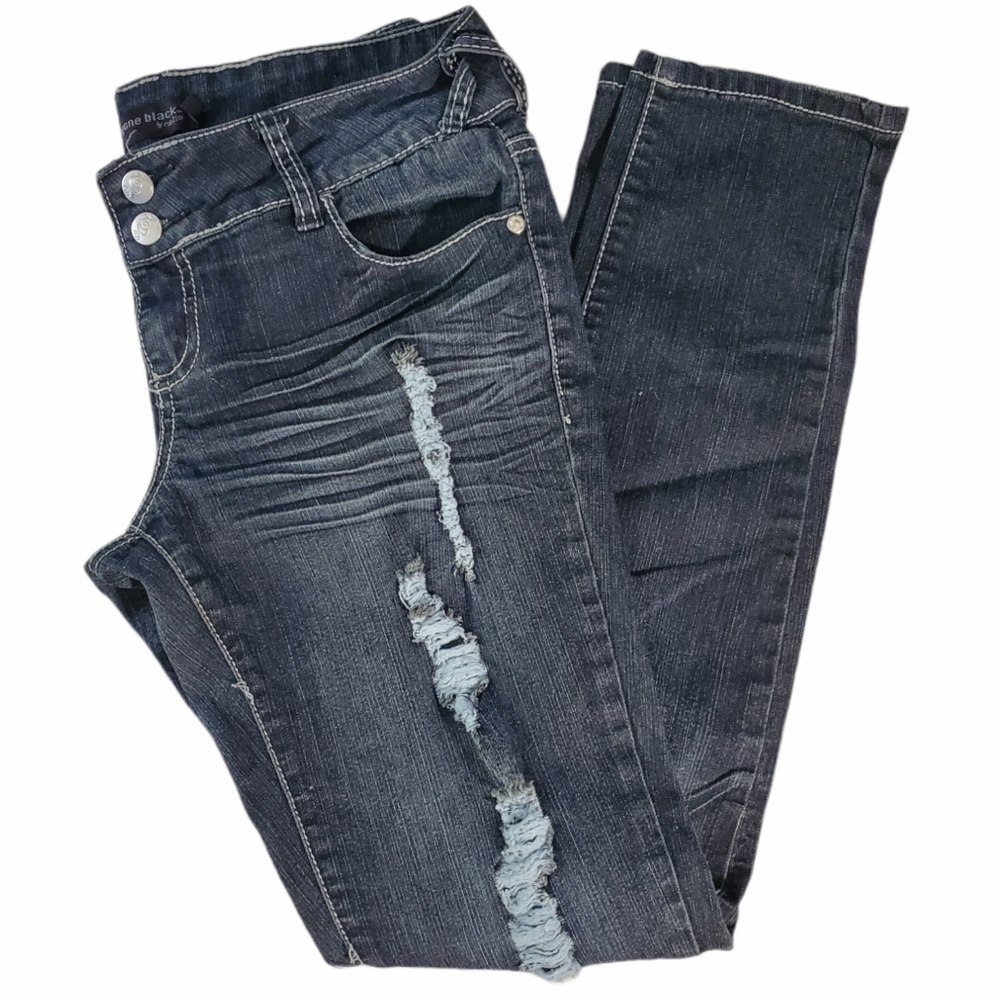 RUE 21 Distressed Jeans Rhinestone Back Pocket - Picture 3 of 7